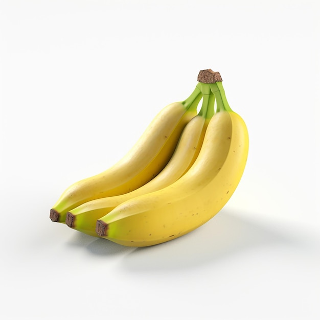 Banana Con sfondo bianco