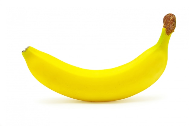 Banana gialla isolata