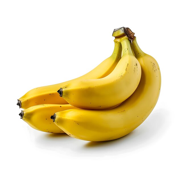 Banana isolata su sfondo bianco