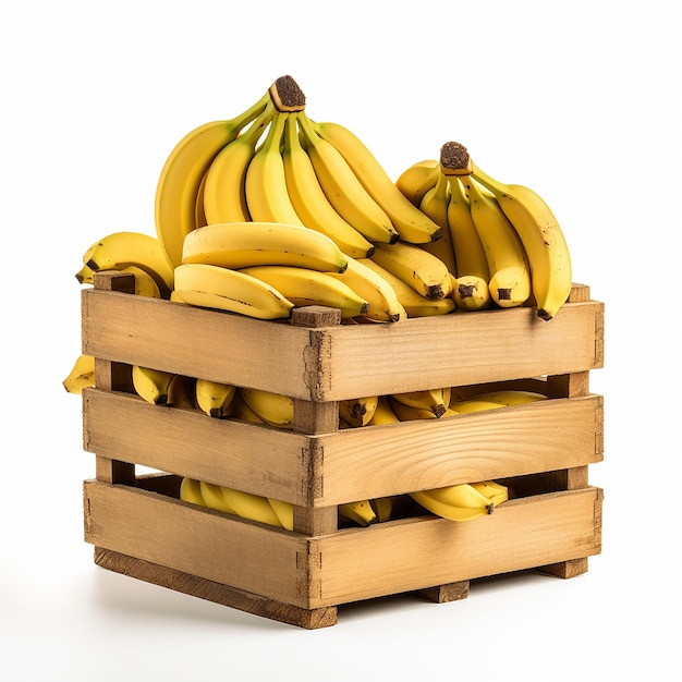 Banane in una cassa