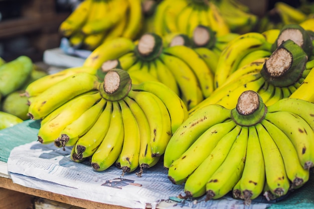 Banane nel mercato vietnamita