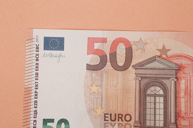 Banconote in euro di denaro in valuta europea