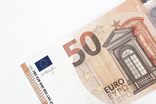 Banconote in euro di denaro in valuta europea