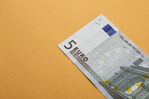 Banconote in euro di denaro in valuta europea