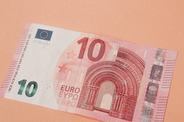 Banconote in euro di denaro in valuta europea