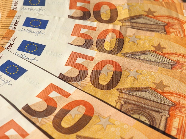 Banconote in euro, Unione Europea