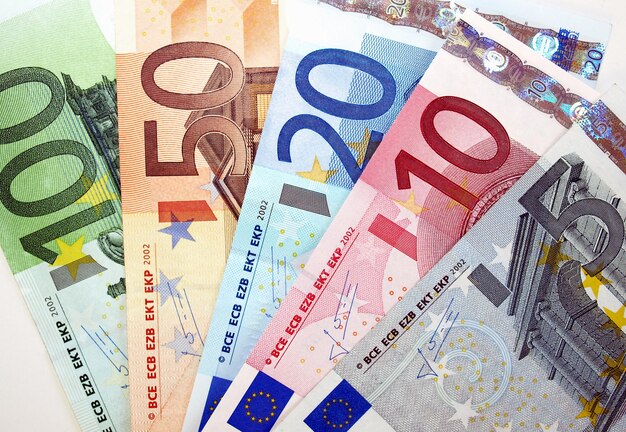 Banconote in euro Unione Europea