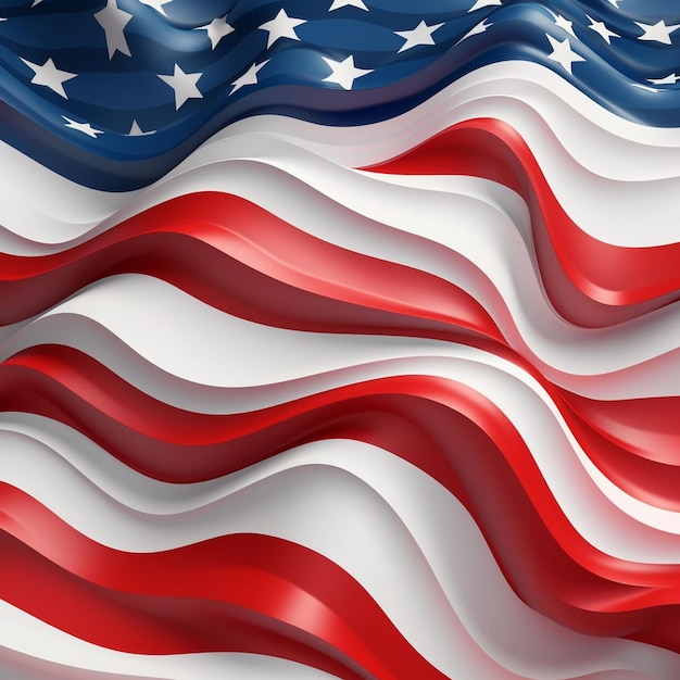 bandiera americana degli stati uniti d'america