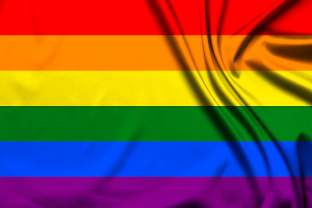 Bandiera arcobaleno come sfondo