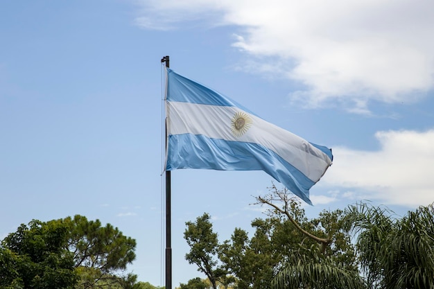Bandiera argentina a Buenos Aires