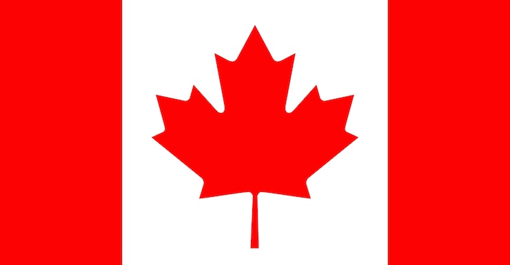 Foto bandiera del canada