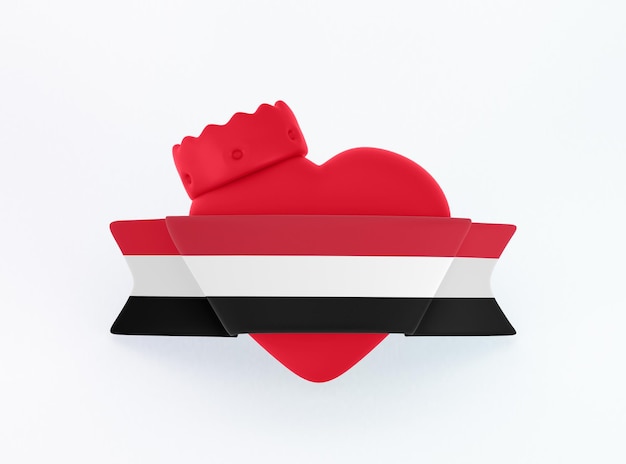 Bandiera del cuore dello Yemen