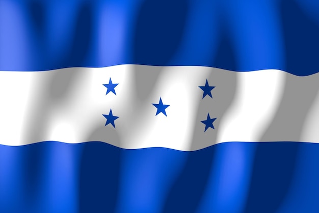 Bandiera del paese increspato dell'Honduras