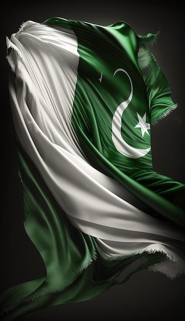 Bandiera del Paksitan generata Ai