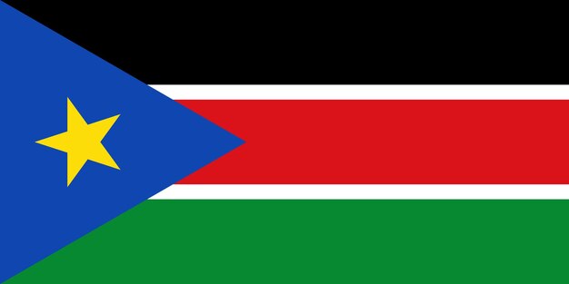 bandiera del Sudan del Sud bandiera nazione