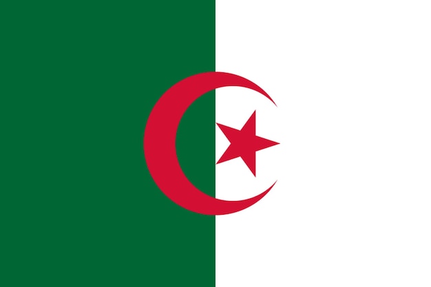 bandiera dell'Algeria bandiera nazione