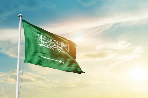 Bandiera dell&#39;Arabia Saudita