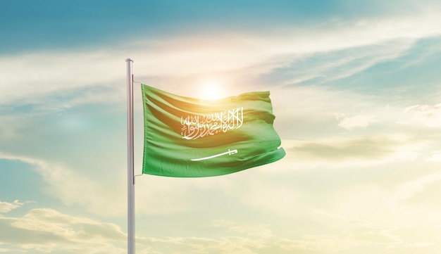 Bandiera dell&#39;Arabia Saudita