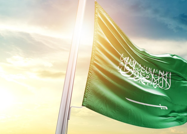 Bandiera dell&#39;Arabia Saudita