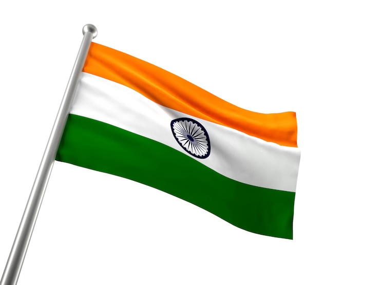 Foto bandiera dell'india