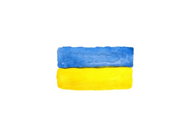 Bandiera dell'Ucraina sfondo banner stile grunge