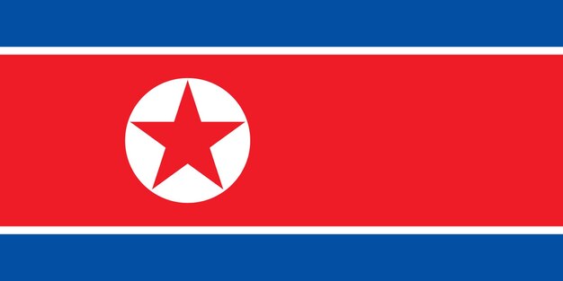 bandiera della Corea del Nord bandiera nazione