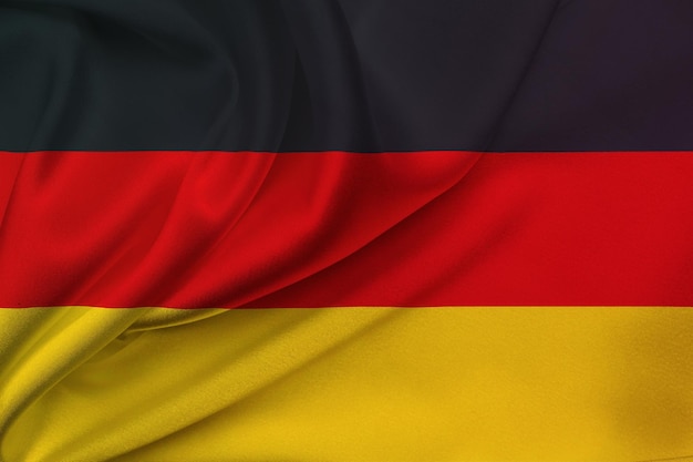 Bandiera della germania 3d illustrazione della bandiera germania sventola