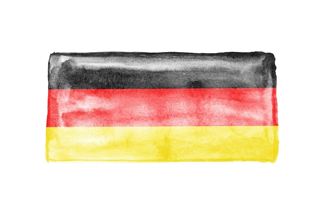 Bandiera della Germania con il vecchio grunge texture e vintage