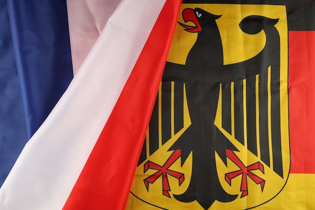 Bandiera della Germania e della Francia