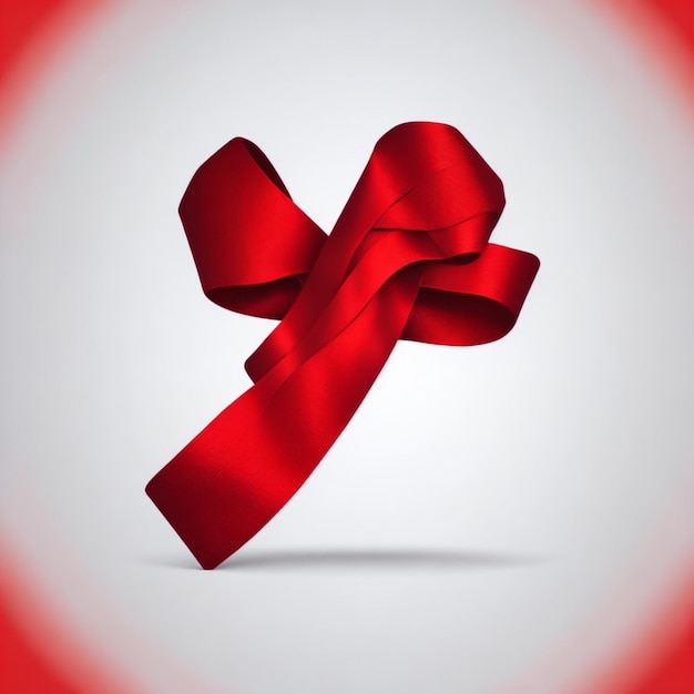 bandiera della giornata mondiale dell'AIDS hd nastro rosso aiuti