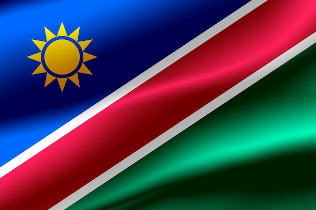 Bandiera della Namibia come sfondo