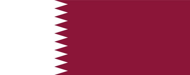 Bandiera della nazione bandiera del Qatar