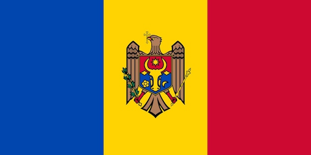 Bandiera della nazione bandiera della Moldavia