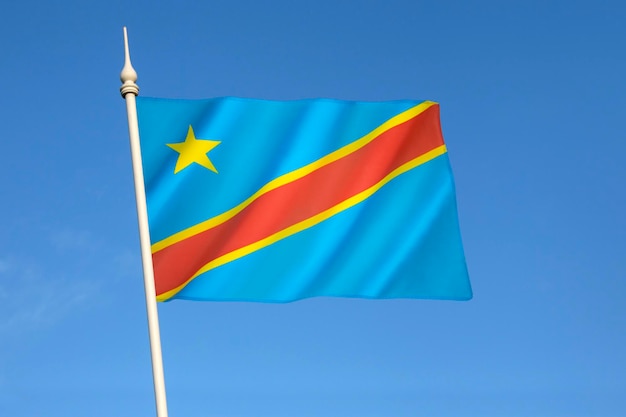 Bandiera della Repubblica Democratica del Congo