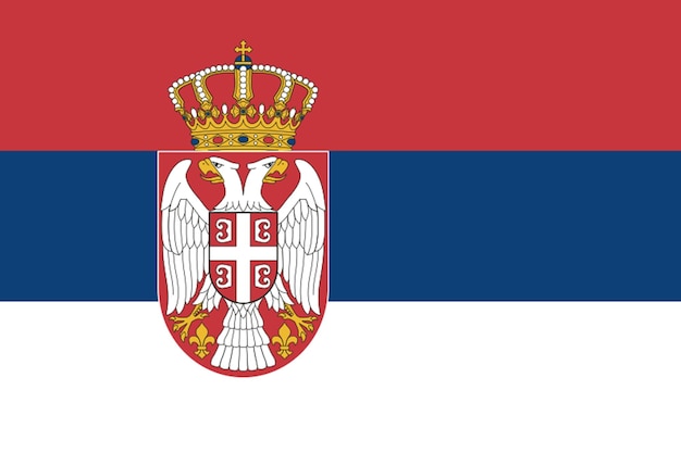 bandiera della serbia bandiera nazione
