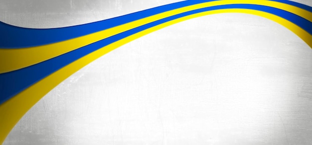 Bandiera della siluetta dell'Ucraina isolata su sfondo bianco foto d'archivio