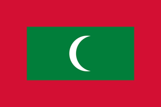 bandiera delle Maldive bandiera nazione