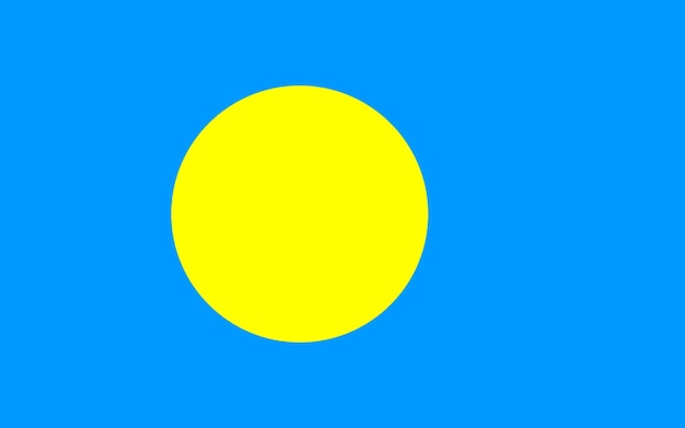 Bandiera delle Palau Bandiera della nazione