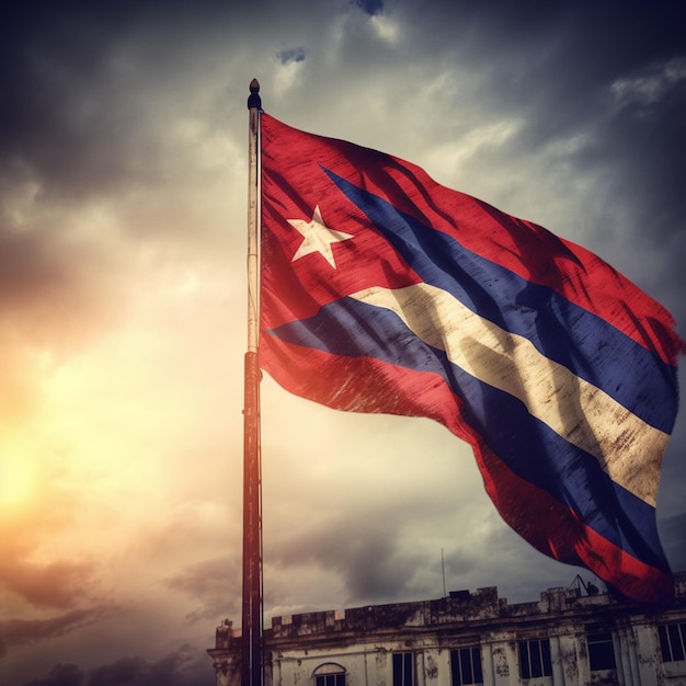 Bandiera di Cuba di alta qualità 4k ultra hd