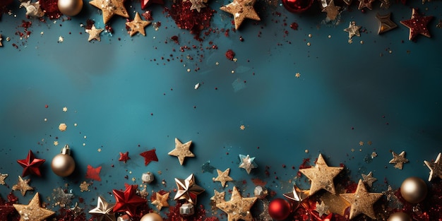 bandiera di decorazione delle stelle di Natale