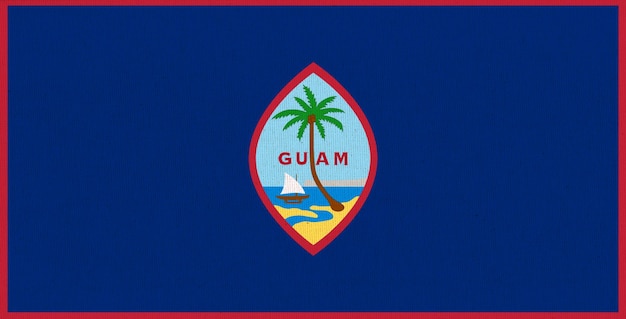 Bandiera di Guam Simbolo ufficiale del territorio non incorporato organizzato
