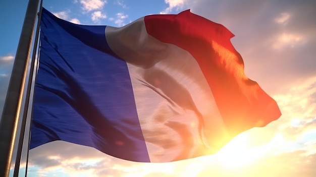 Bandiera francese IA generativa