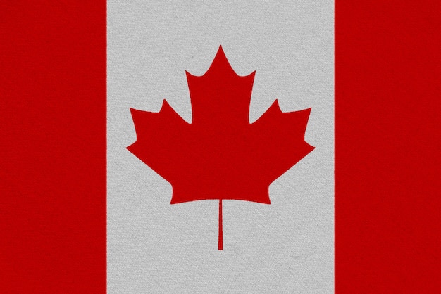 Bandiera in tessuto Canada
