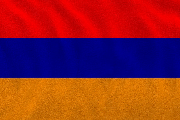 Bandiera nazionale dell'Armenia Sfondo con bandiera dell'Armenia