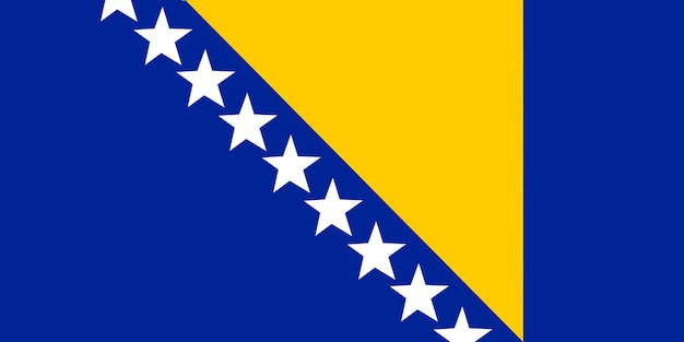 Bandiera nazionale della Bosnia ed Erzegovina Sfondo con bandiera della Bosnia ed Erzegovina