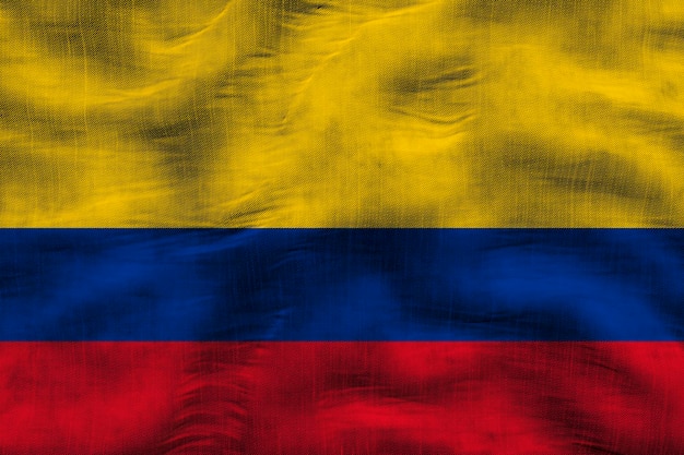Bandiera nazionale della Colombia Sfondo con la bandiera della Colombia