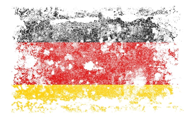 Bandiera nazionale della Germania con texture. modello per il design