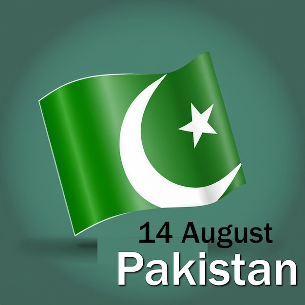 Bandiera pakistana trasparente acquerello dipinto pennello clipart sfondo trasparente