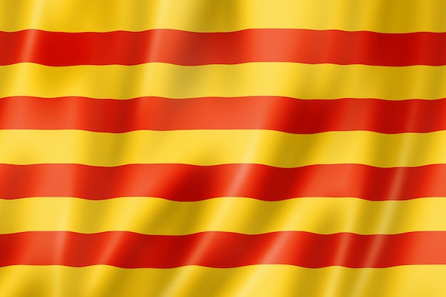 Bandiera Senyera Catalogna, Spagna