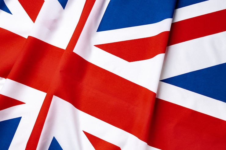 Foto bandiera union jack del regno unito,